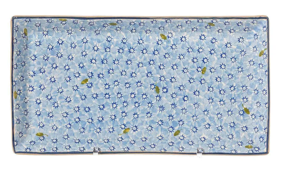 Lawn<Nicholas Mosse Nest Of 3 Rectangle Dishes Lawn Light Blue