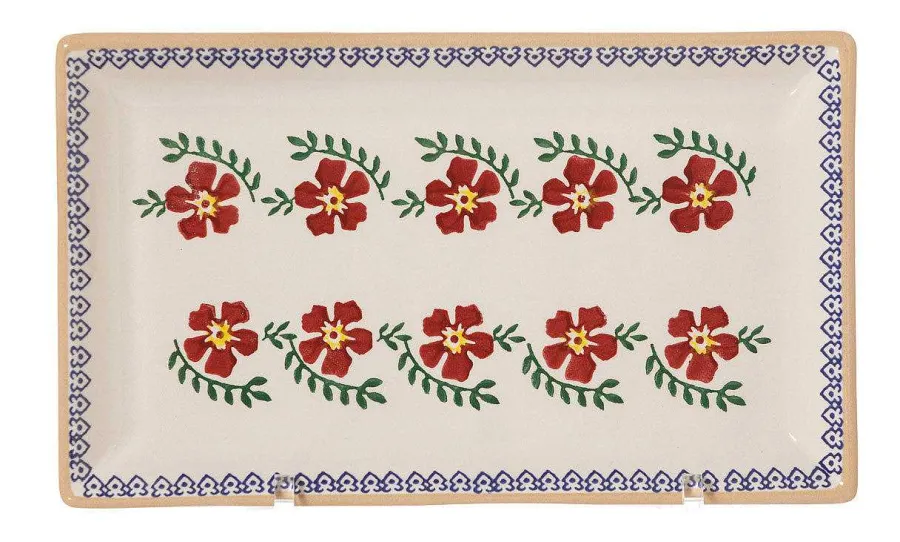 Mother'S Day<Nicholas Mosse Nest Of 3 Rectangle Dishes Old Rose
