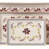 Plates<Nicholas Mosse Nest Of 3 Rectangle Dishes Clematis