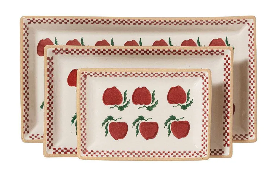 Corporate Gifts<Nicholas Mosse Nest Of 3 Rectangle Dishes Apple
