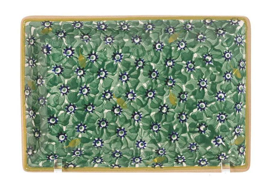 St Patrick'S Day<Nicholas Mosse Nest Of 3 Rectangle Dishes Lawn Green