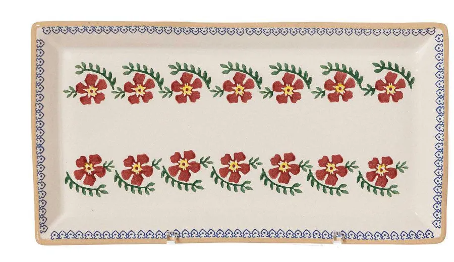 Plates<Nicholas Mosse Nest Of 3 Rectangle Dishes Old Rose