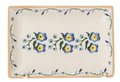 Plates<Nicholas Mosse Nest Of 3 Rectangle Dishes Forget Me Not