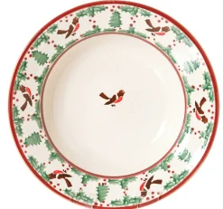 Bowls<Nicholas Mosse Pasta Bowl Winter Robin