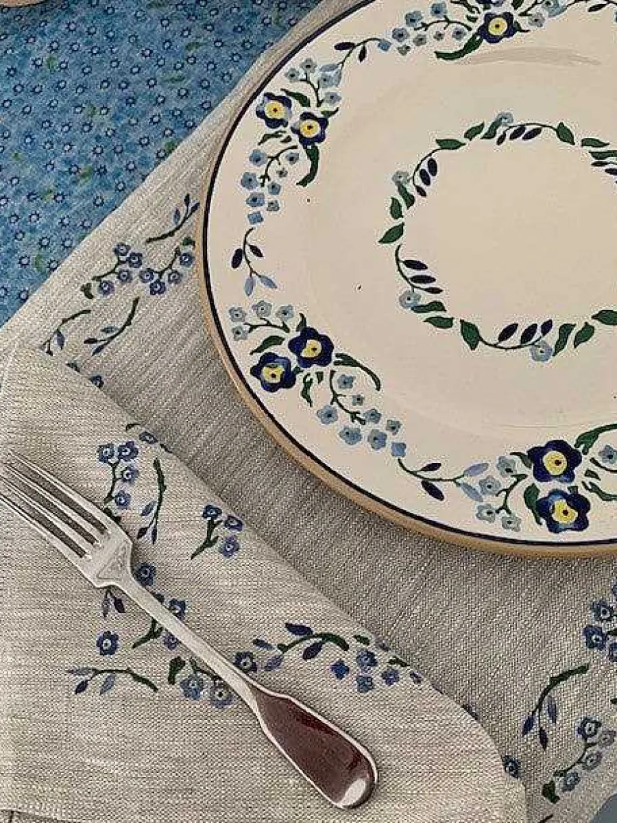 House Warming Gifts<Nicholas Mosse Placemat Forget Me Not Linen