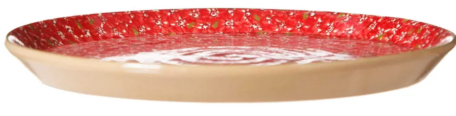 Serving<Nicholas Mosse Presentation Platter Lawn Red