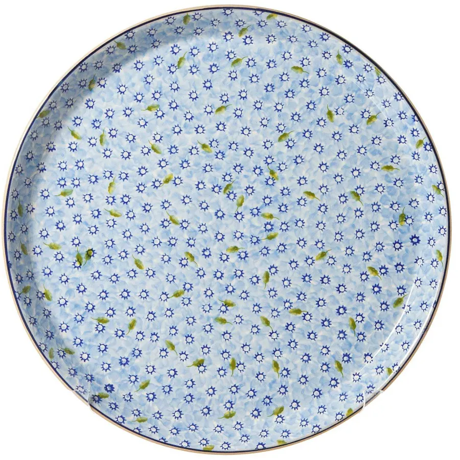 Serving<Nicholas Mosse Presentation Platter Lawn Light Blue