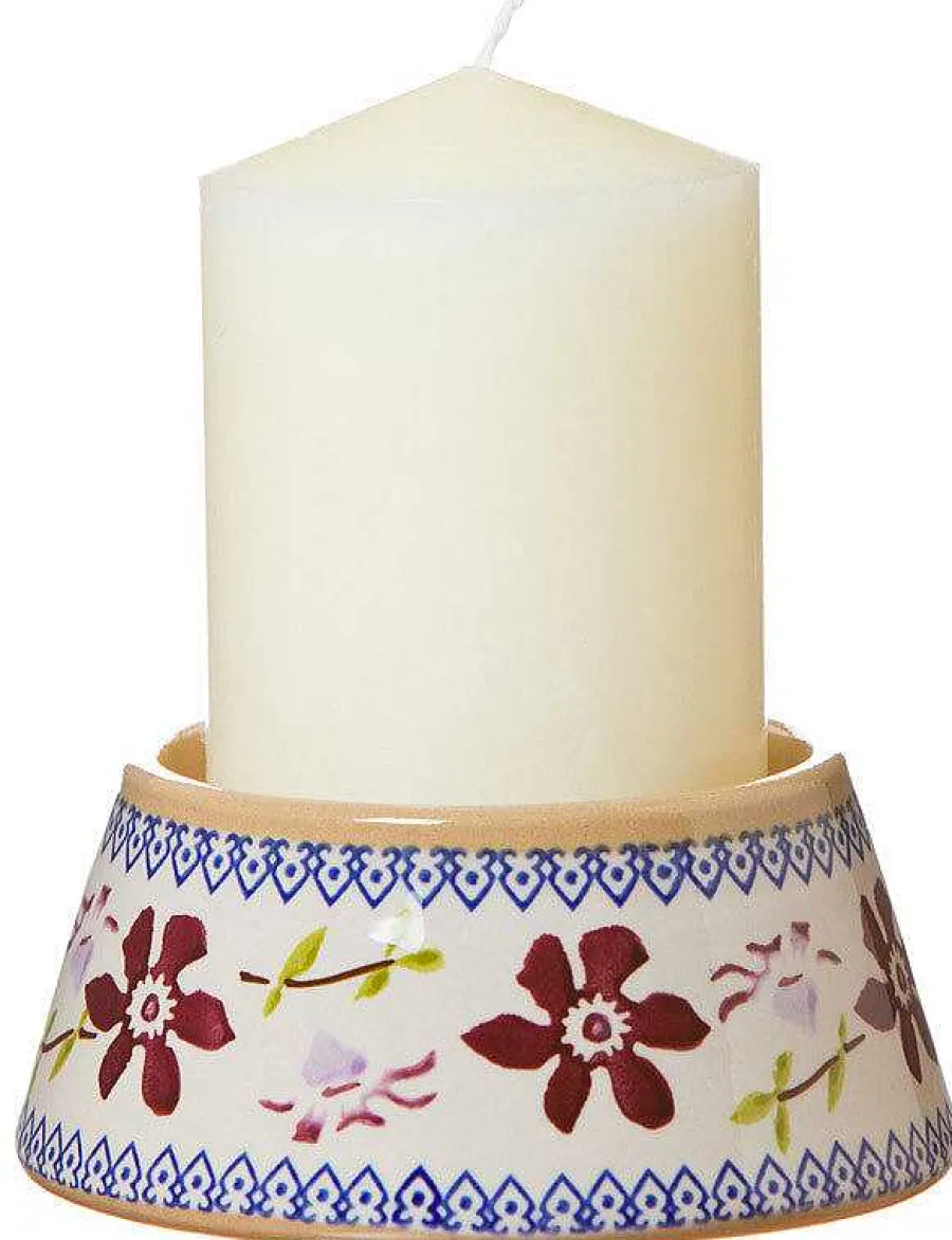 Special Event Gifts<Nicholas Mosse Reverse Candlestick And Candle Clematis