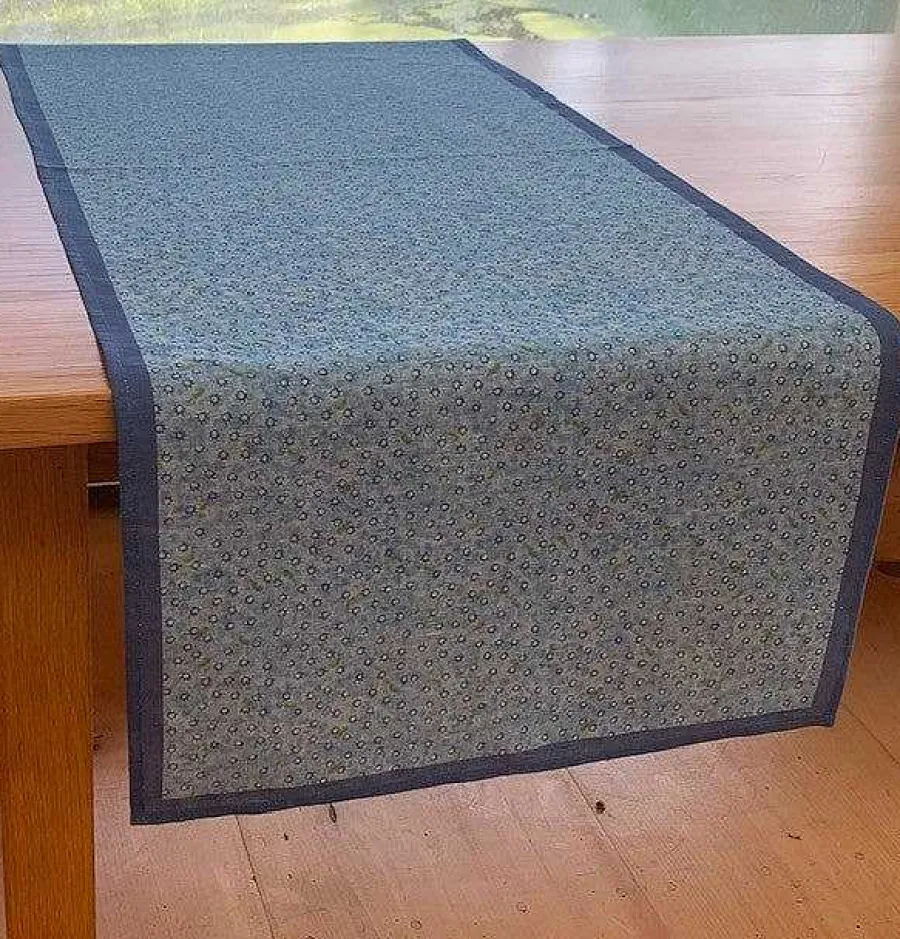 Lawn<Nicholas Mosse Runner Light Blue Lawn Linen
