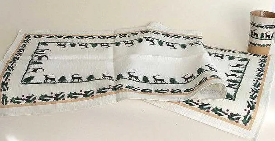 Reindeer<Nicholas Mosse Runner Reindeer Linen