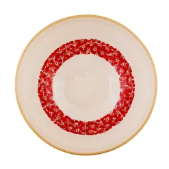 New In<Nicholas Mosse Salad Bowl Red Lawn