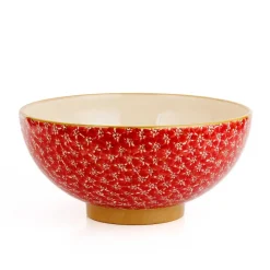 New In<Nicholas Mosse Salad Bowl Red Lawn