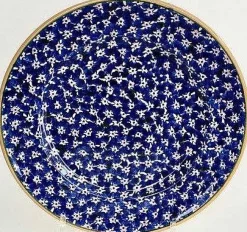 New In<Nicholas Mosse Serving Plate Dark Blue Lawn