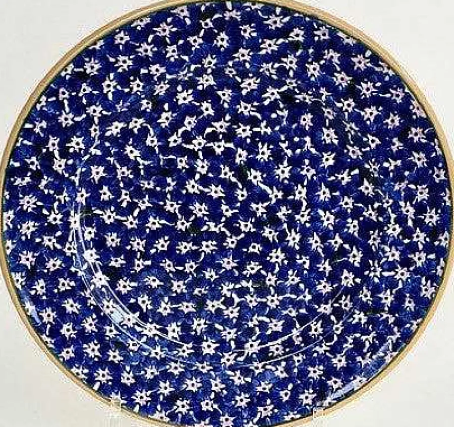 New In<Nicholas Mosse Serving Plate Dark Blue Lawn