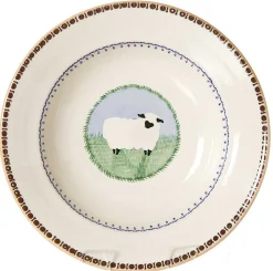 Landscapes<Nicholas Mosse Set Of Four Pasta Bowls Sheep
