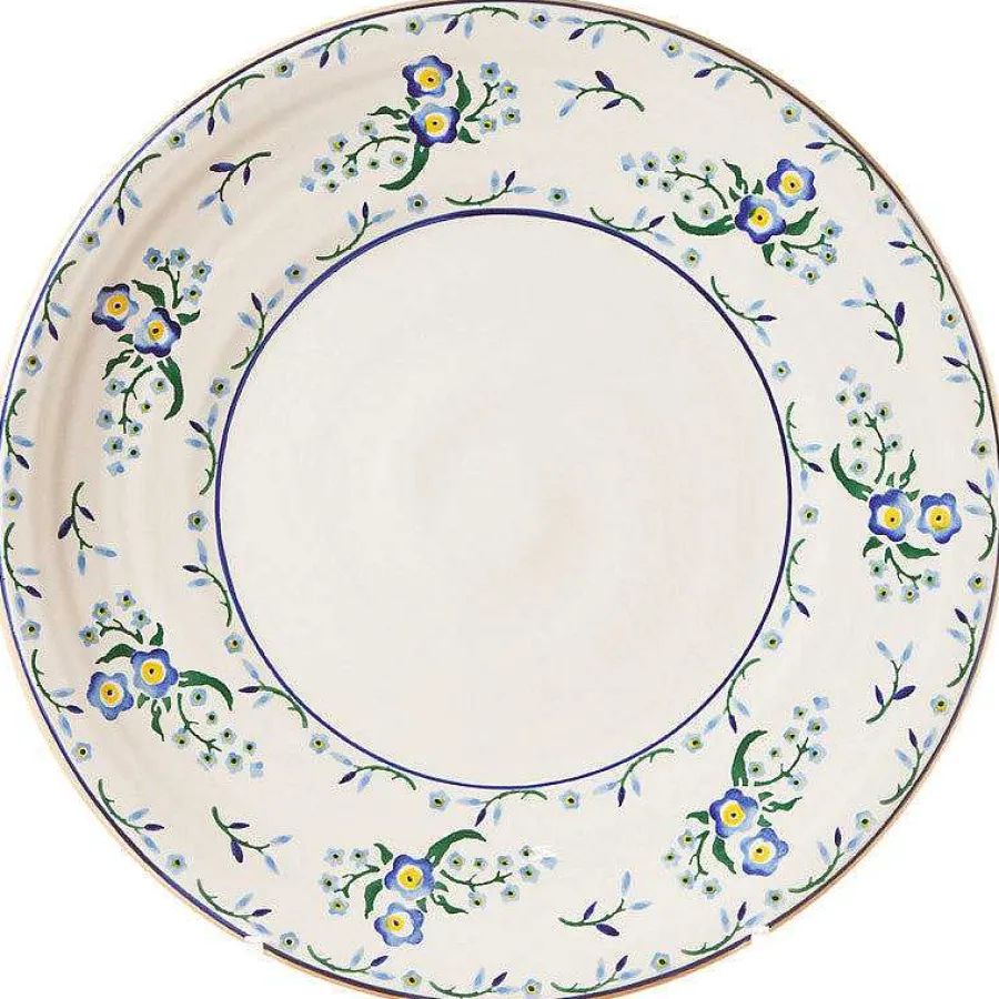 Serving<Nicholas Mosse Shallow Dish Forget Me Not