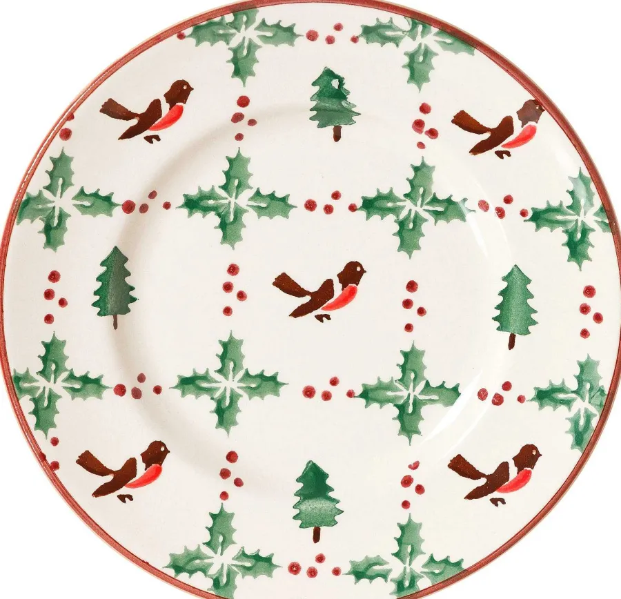 Winter Robin<Nicholas Mosse Side Plate Winter Robin