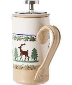 Serving<Nicholas Mosse Small Cafetiere Reindeer