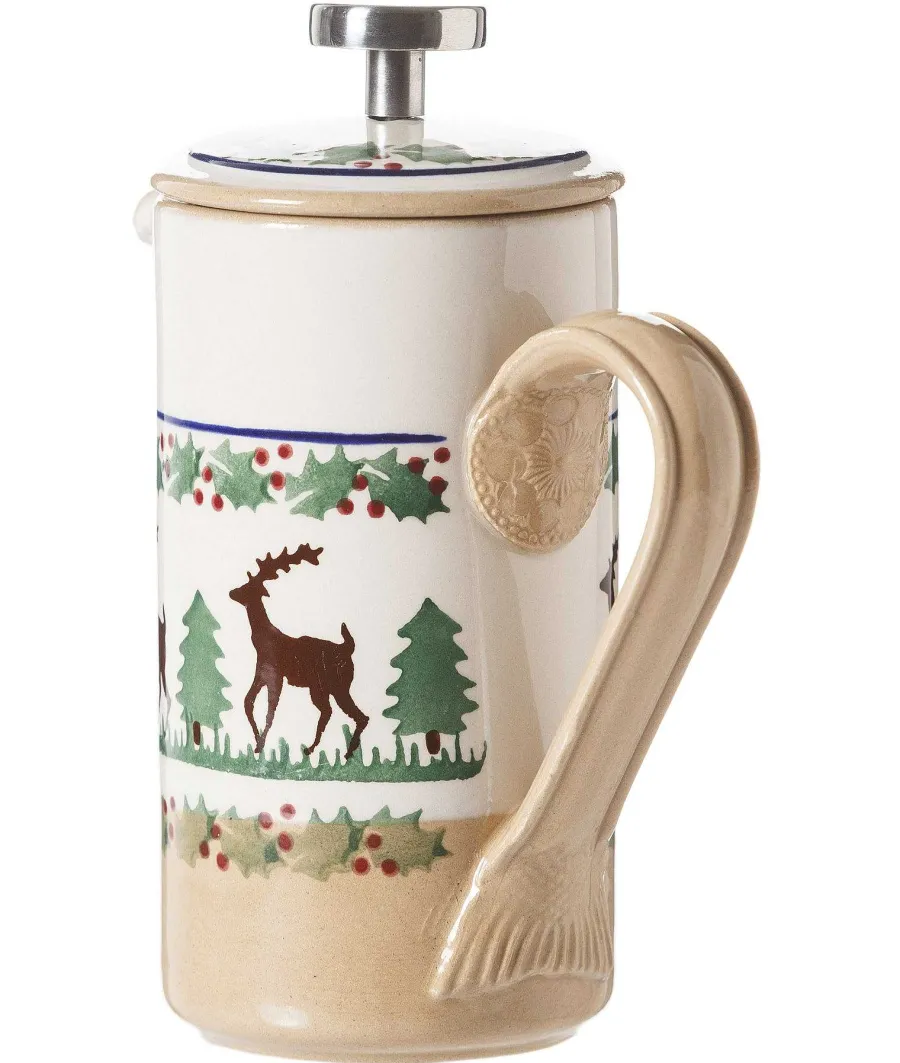 Serving<Nicholas Mosse Small Cafetiere Reindeer