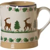 Reindeer<Nicholas Mosse Small Cylinder Jug Reindeer