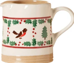 Jugs<Nicholas Mosse Small Cylinder Jug Winter Robin
