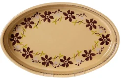 Food Lover'S Gifts<Nicholas Mosse Small Oval Oven Dish Clematis