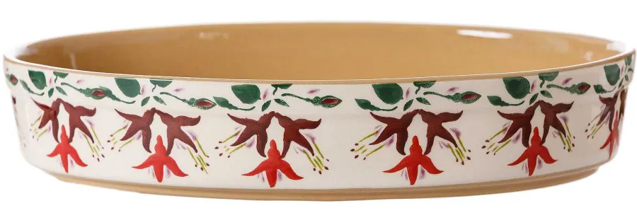 Oven Friendly Dishes<Nicholas Mosse Small Oval Oven Dish Fuchsia