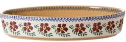 Oven Friendly Dishes<Nicholas Mosse Small Oval Oven Dish Old Rose