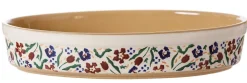 Oven Friendly Dishes<Nicholas Mosse Small Oval Oven Dish Wild Flower Meadow