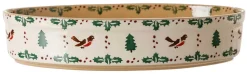 Food Lover'S Gifts<Nicholas Mosse Small Oval Oven Dish Winter Robin