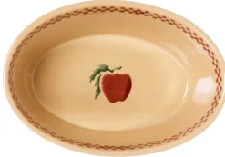 Oven Friendly Dishes<Nicholas Mosse Small Oval Pie Dish Apple