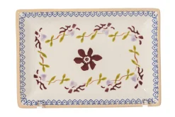 Clematis<Nicholas Mosse Small Rectangle Plate Clematis