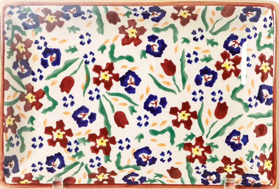 Plates<Nicholas Mosse Small Rectangle Plate Wild Flower Meadow