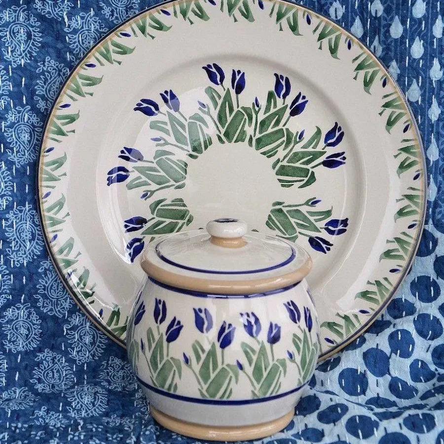 Easter<Nicholas Mosse Small Round Lidded Jar Blue Blooms