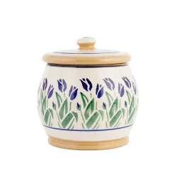 Storage Jars<Nicholas Mosse Small Round Lidded Jar Blue Blooms