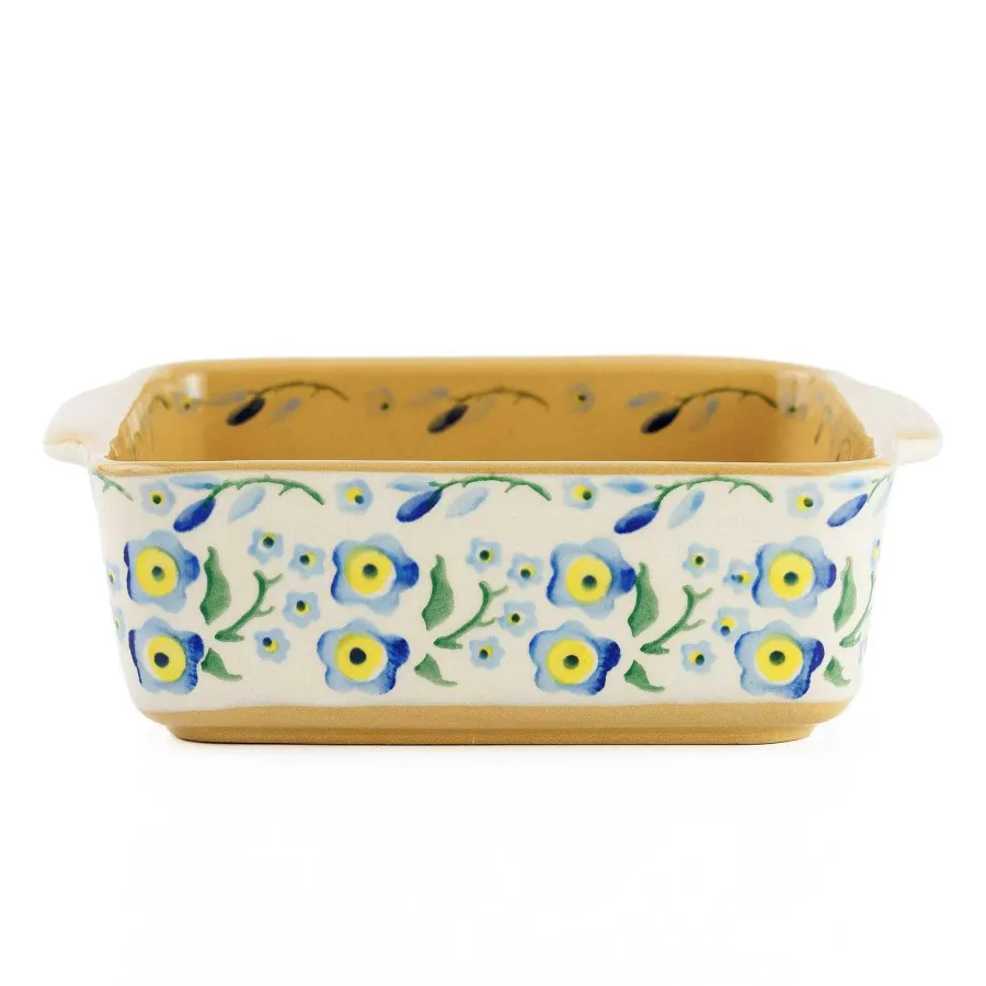Easter<Nicholas Mosse Small Square Oven Dish Forget Me Not