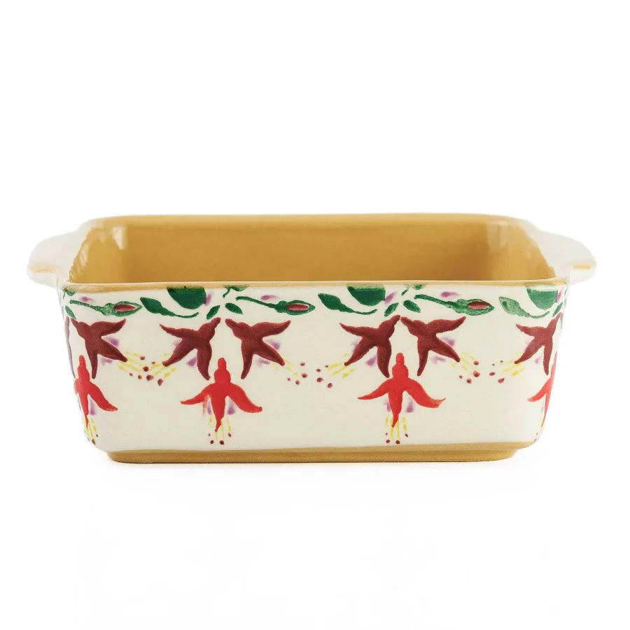 New In<Nicholas Mosse Small Square Oven Dish Fuchsia