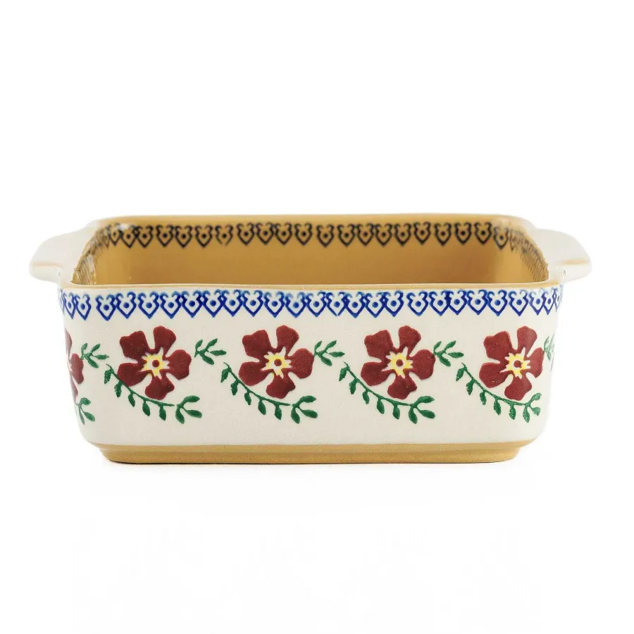 Food Lover'S Gifts<Nicholas Mosse Small Square Oven Dish Old Rose