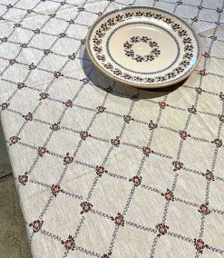 Mother'S Day<Nicholas Mosse Tablecloth Old Rose Linen 55 X 99