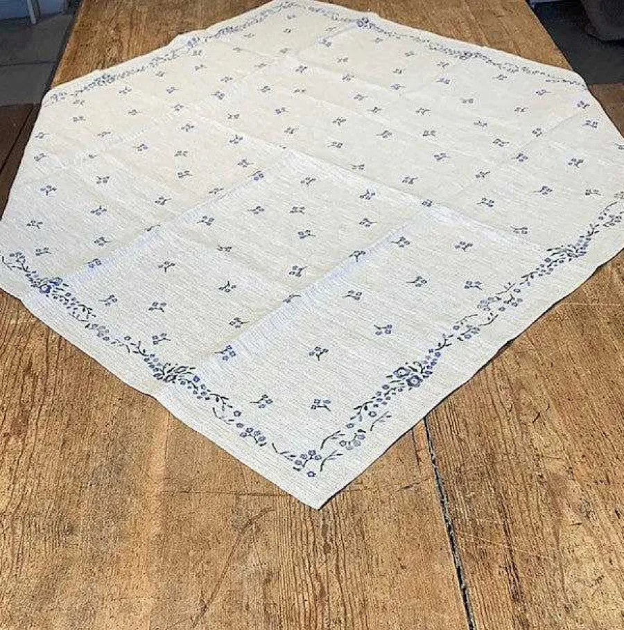 Forget Me Not<Nicholas Mosse Tablecloth Square Forget Me Not 40"