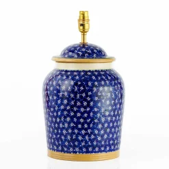 Lawn<Nicholas Mosse Tall Lamp Dark Blue