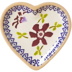 Coffee Addict'S Gifts<Nicholas Mosse Tiny Heart Plate Clematis