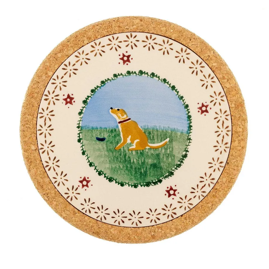 Pet Lover'S Gifts<Nicholas Mosse Trivet Round Dog