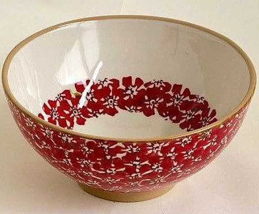 Easter<Nicholas Mosse Vegetable Bowl Red Lawn