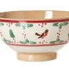 Winter Robin<Nicholas Mosse Vegetable Bowl Winter Robin